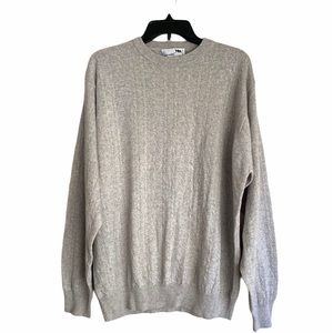 I Levrieri Cash Silk Men’s Cable Knit Sweater